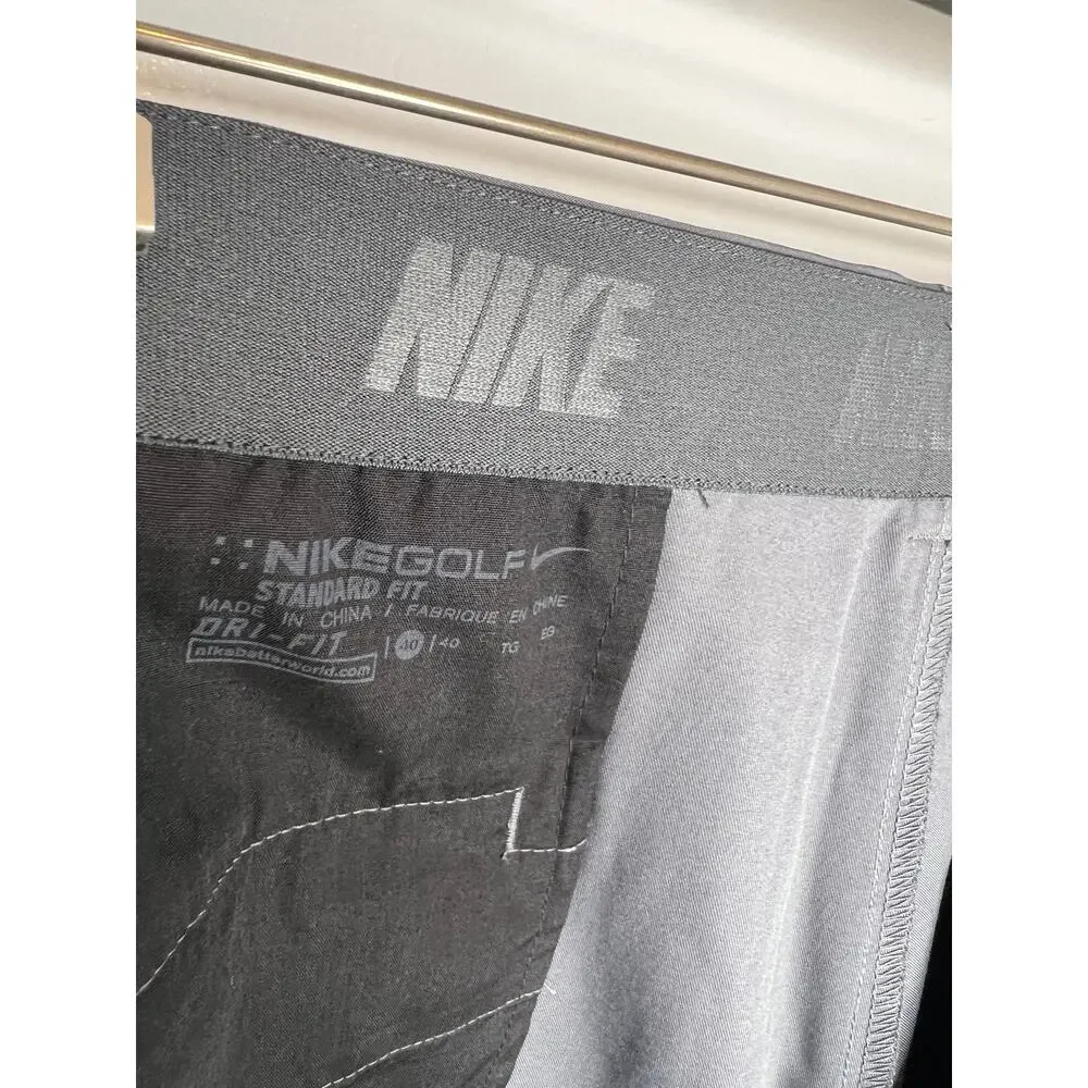 Nike GOLF Men's Dri-FIT Flat Front Standard Fit Shorts Grey ~ Size 40